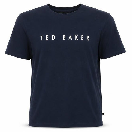 Ted Baker Men's Blue Logo T-Shirt Medium