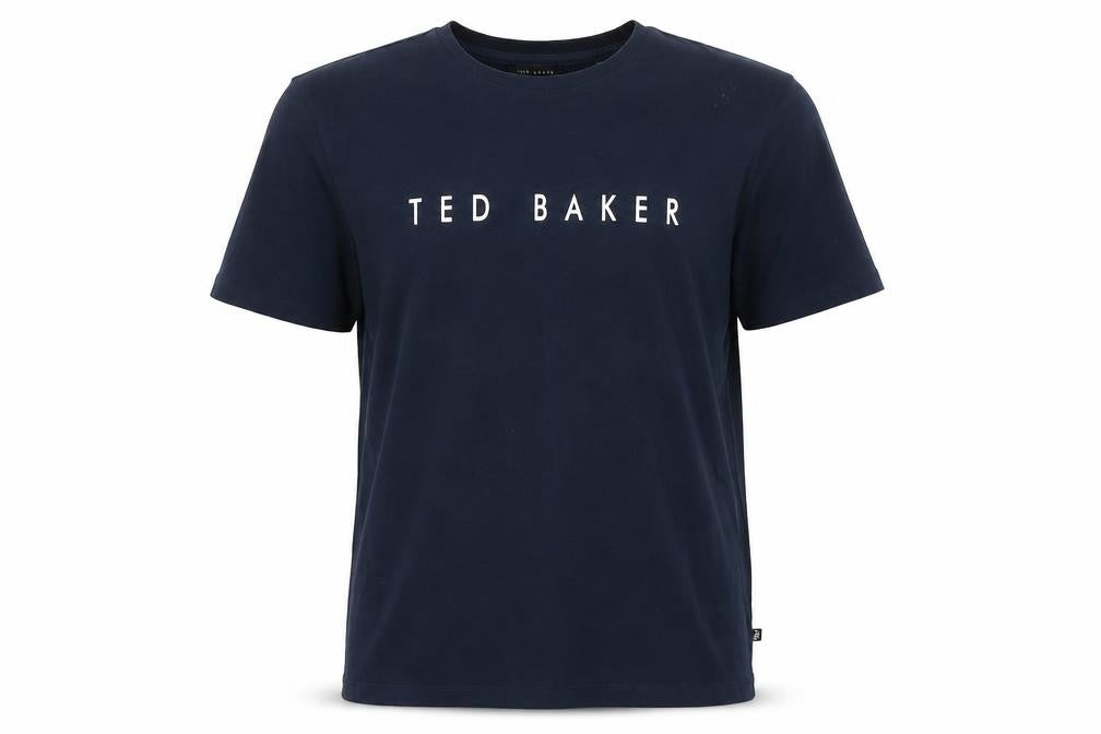 Ted Baker Men's Blue Logo T-Shirt Medium