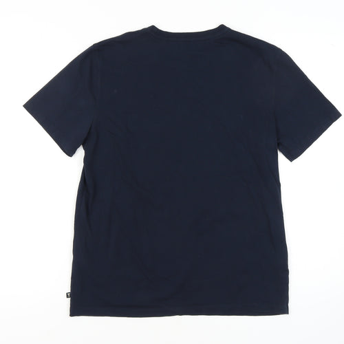 Ted Baker Men's Blue Logo T-Shirt Medium