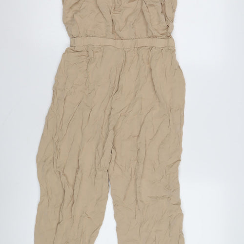 AMISU Beige Women's Jumpsuit - Size 6 Summer Casual