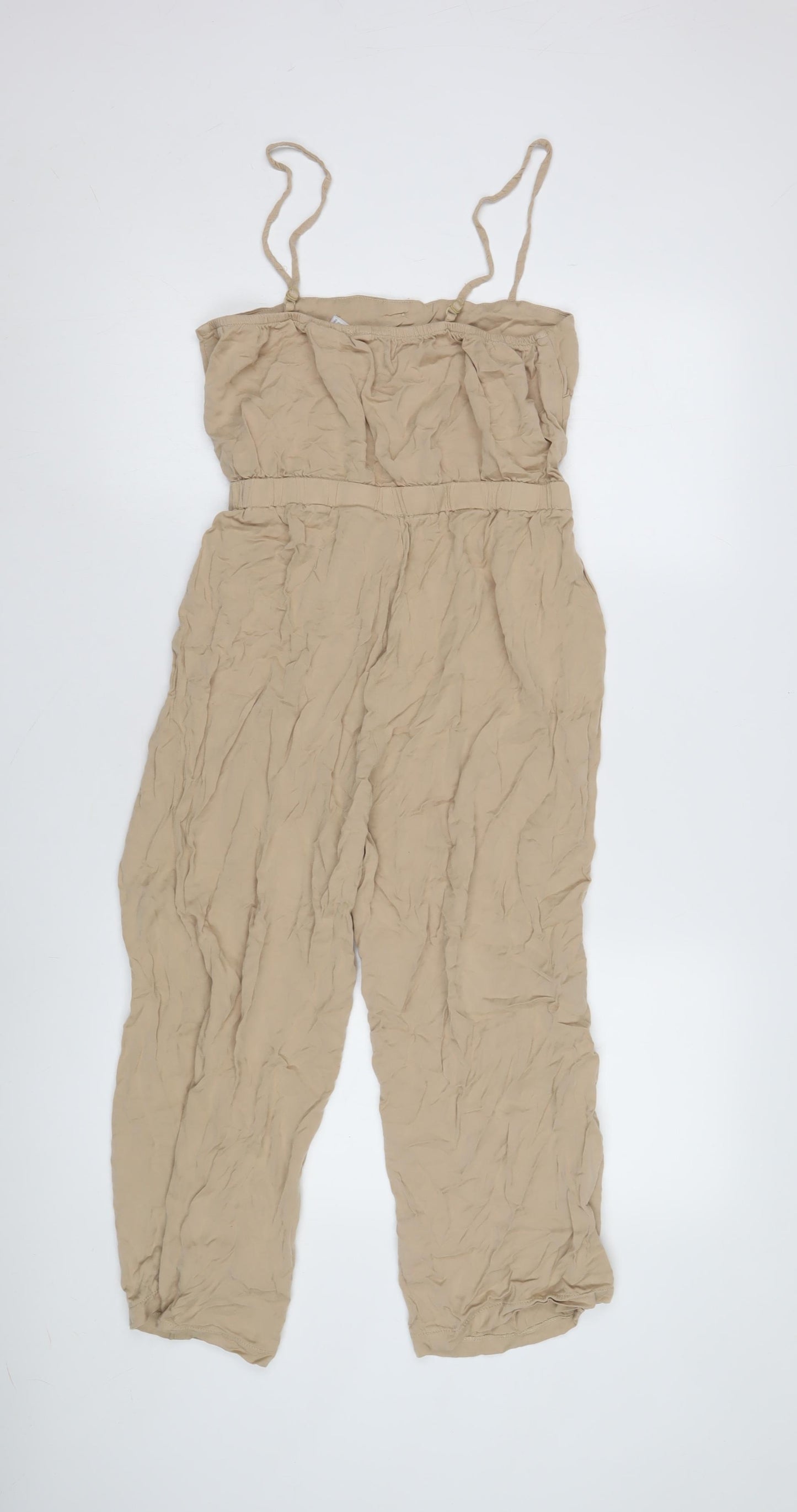 AMISU Beige Women's Jumpsuit - Size 6 Summer Casual
