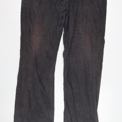 Maine New England Men's Black Corduroy Trousers 40 S