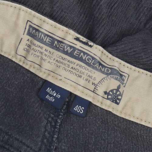 Maine New England Men's Black Corduroy Trousers 40 S