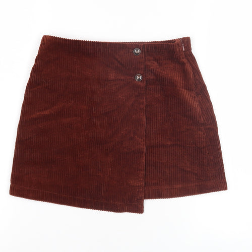 Next Girls Brown Corduroy Skirt Age 9-10 Years