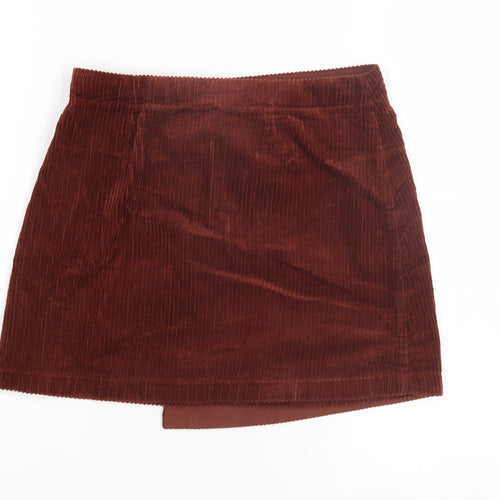 Next Girls Brown Corduroy Skirt Age 9-10 Years