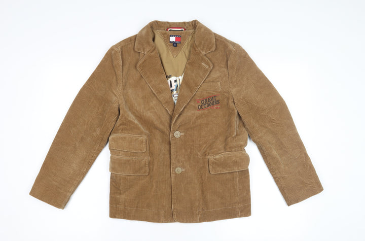 Tommy Hilfiger Brown Corduroy Blazer, Size 12