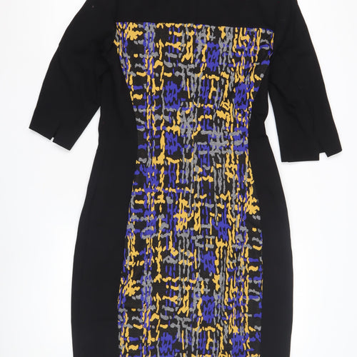 Joseph Ribkoff Women's UK 12 Black Multicoloured Dress