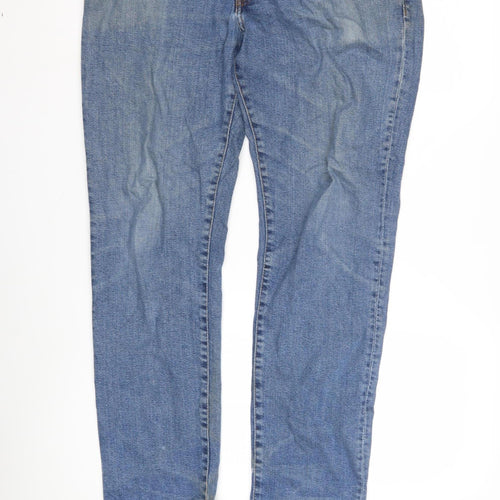 H&M Men's Blue Regular Fit Straight Jeans 34/32