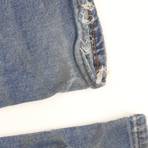 H&M Men's Blue Regular Fit Straight Jeans 34/32