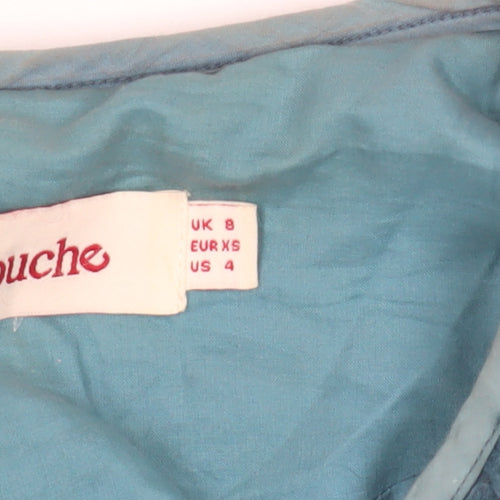 Louche Women's Blue XS Mid-Length Coat