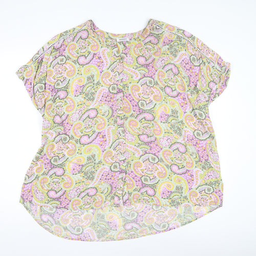 Damart Women's Multicolour Paisley Blouse - Size 18
