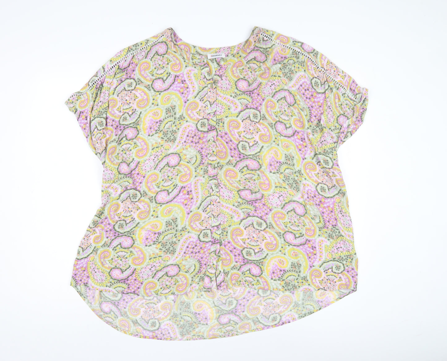 Damart Women's Multicolour Paisley Blouse - Size 18