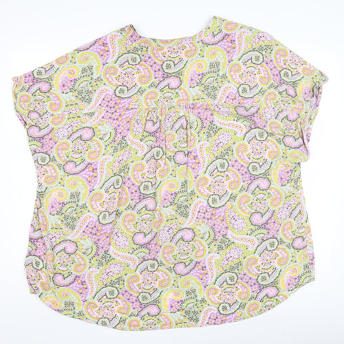 Damart Women's Multicolour Paisley Blouse - Size 18