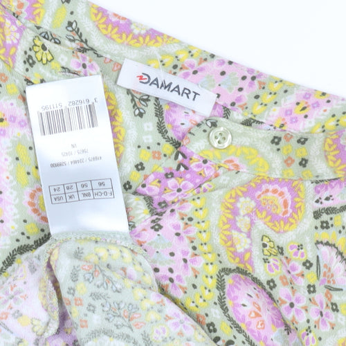 Damart Women's Multicolour Paisley Blouse - Size 18