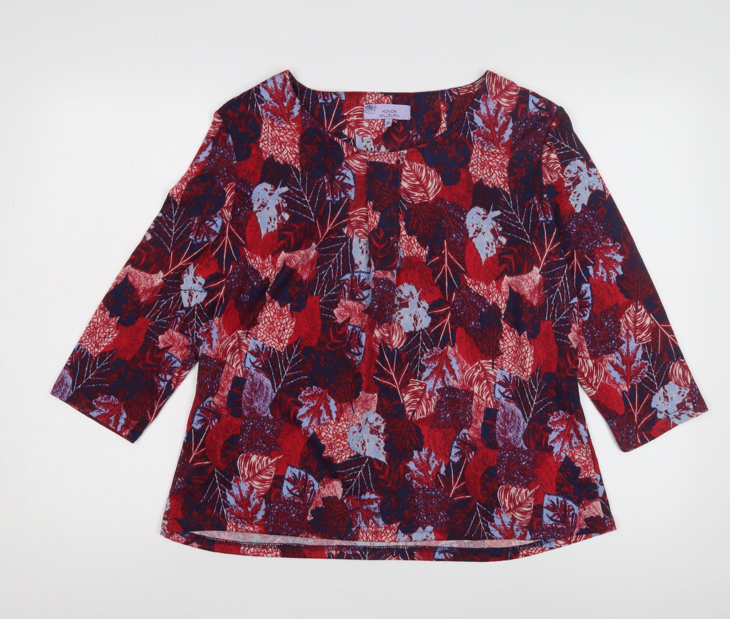 Honor Millburn Women's Multicoloured Floral Top Size 16
