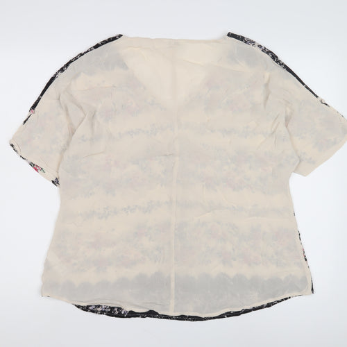 Monsoon Women's Multicoloured Floral Top Size 8