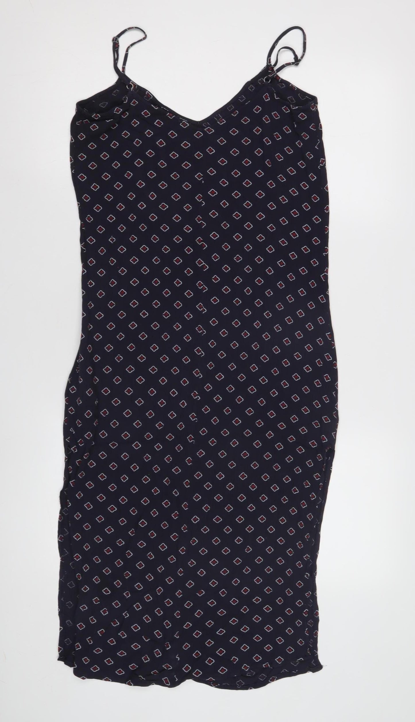 Marks and Spencer Women's Multicoloured V-Neck Slip Dress