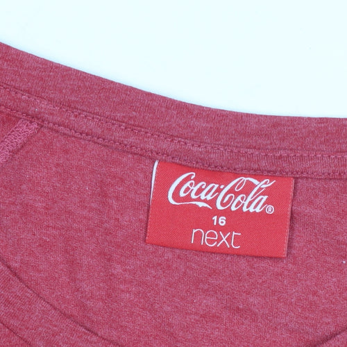 Next Women's Red Coca-Cola T-Shirt, Size 16