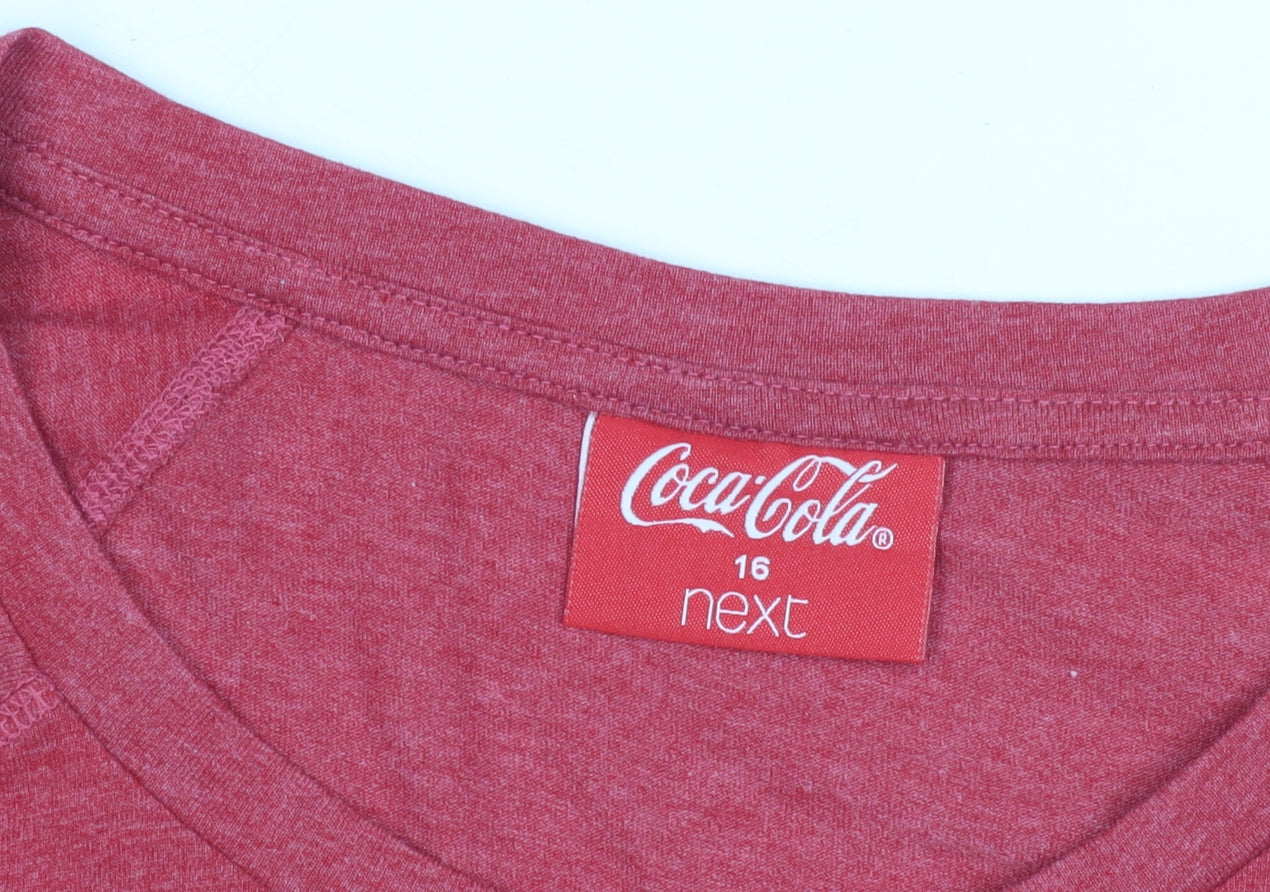 Next Women's Red Coca-Cola T-Shirt, Size 16