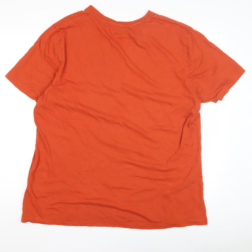 Marks and Spencer Men's Orange Outdoor XL T-Shirt