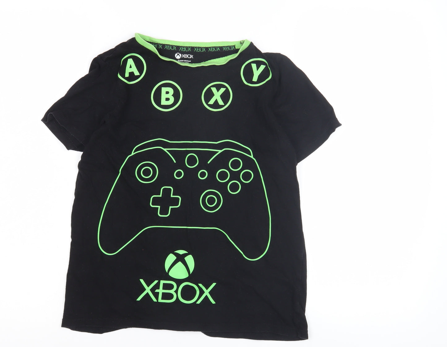 Xbox Boys Black Graphic Print T-Shirt, 10-11 Years, Casual Tee