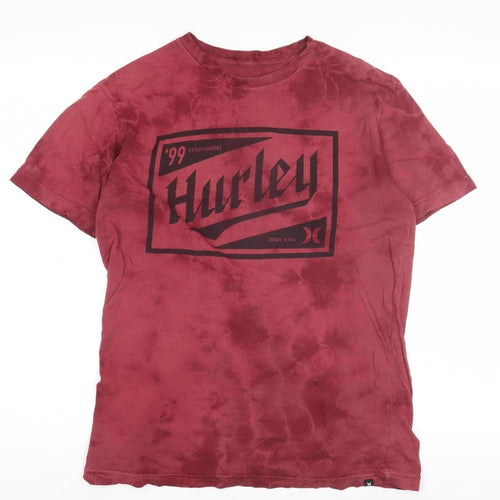 Hurley Men's Red Graphic Print T-Shirt