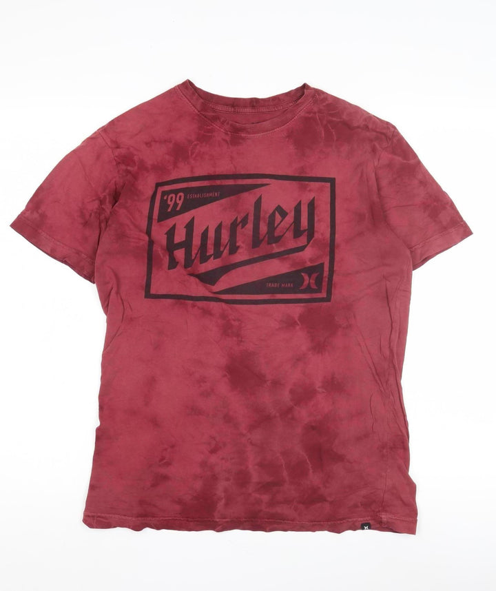 Hurley Men's Red Graphic Print T-Shirt