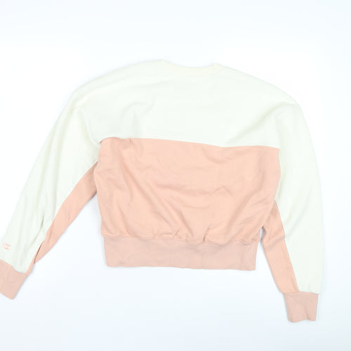 Champion Women's Ivory XS Colourblock Pullover Sweatshirt