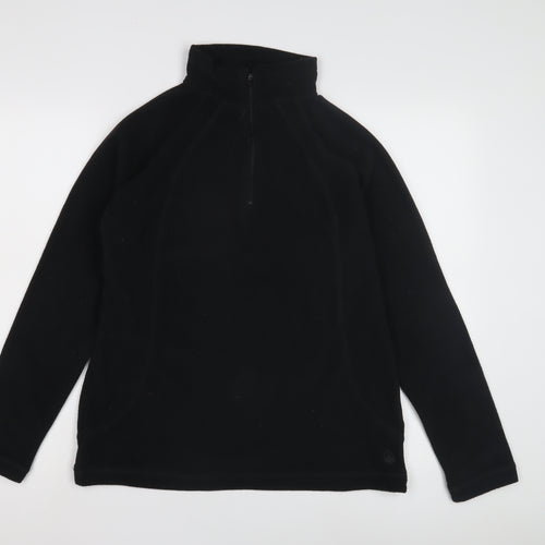 Peter Storm Women's Black Fleece Pullover, Size 12