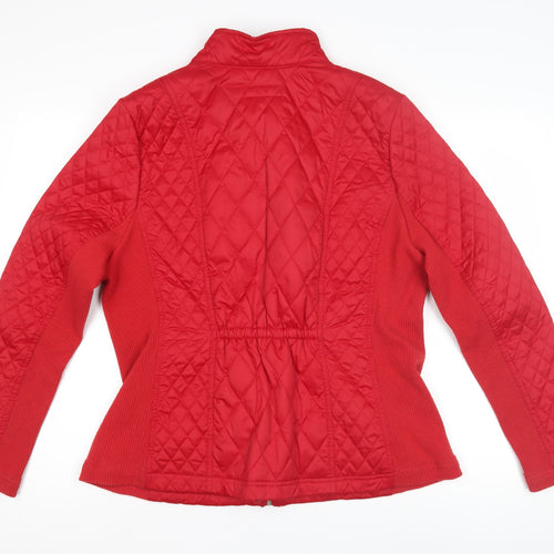 Merona Women's Red Quilted Jacket XL