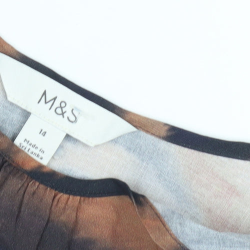 Marks and Spencer Women’s Multicoloured Slip Dress 14
