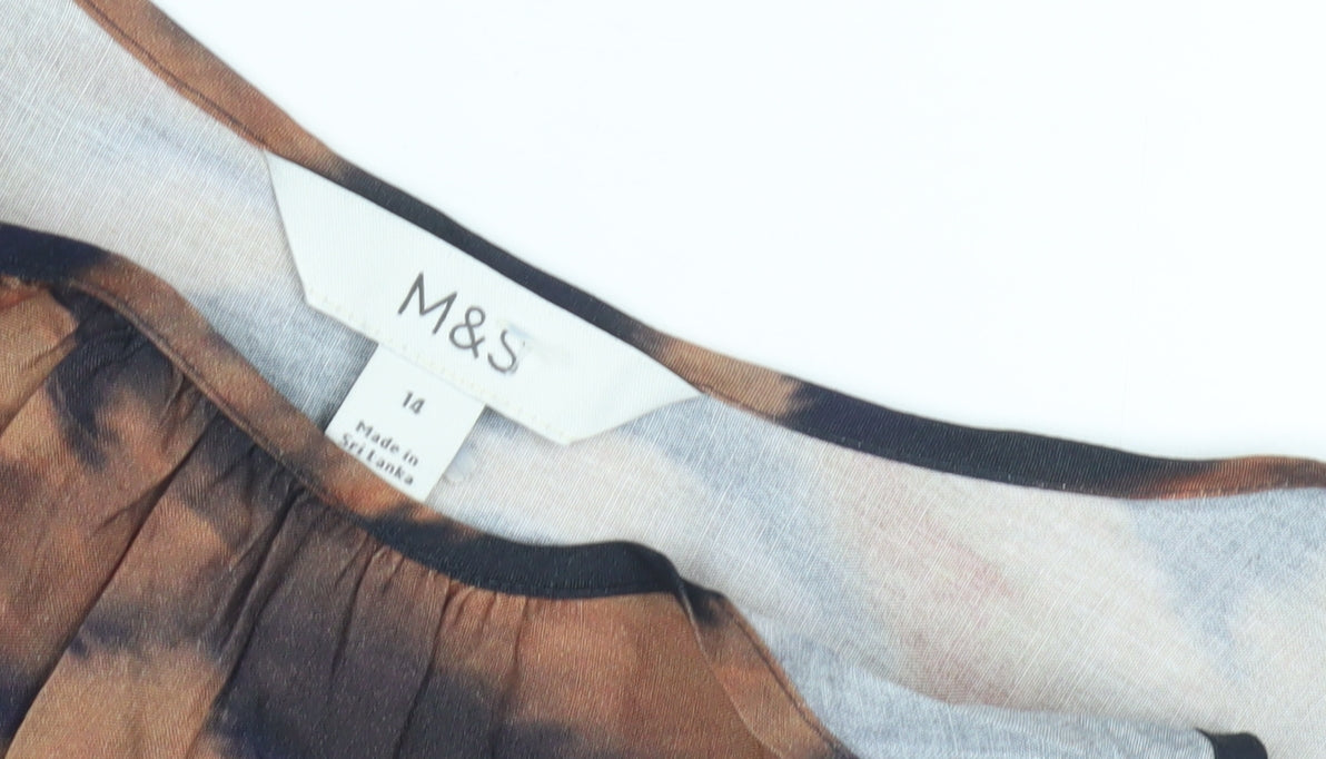 Marks and Spencer Women’s Multicoloured Slip Dress 14