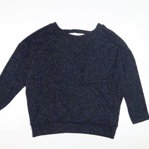 Roman Black Women’s 3/4 Sleeve Sparking Top