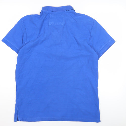 Charles Wilson Men's Blue Polo Shirt