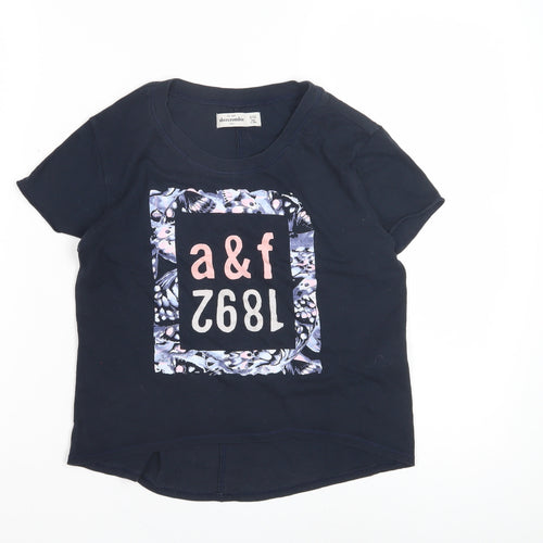 Abercrombie Teens Black Crew Neck T-Shirt Size 10