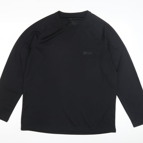 Hi Gear Men's Black XL Long Sleeve Active Top