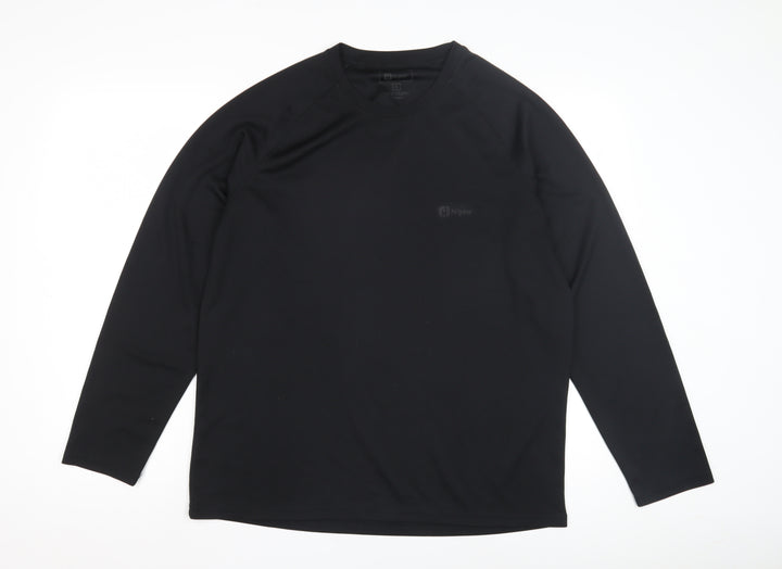 Hi Gear Men's Black XL Long Sleeve Active Top