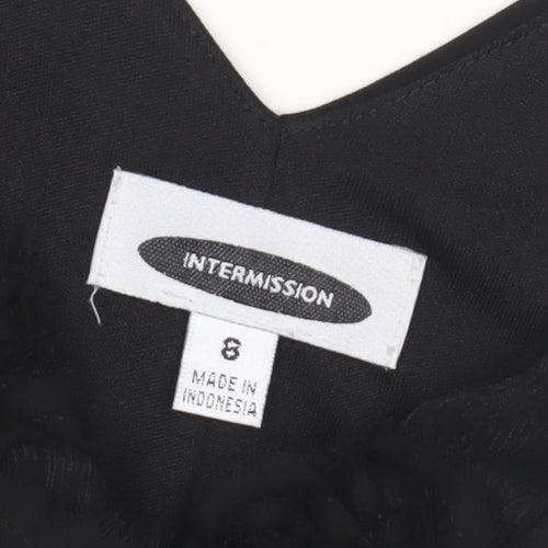 Intermission Women’s Black Bodycon Party Dress Size 8