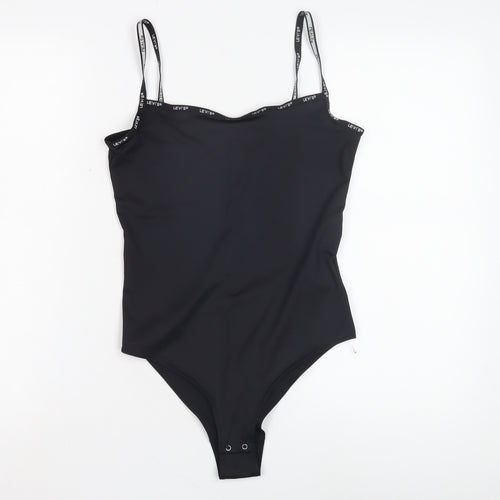 Levi's Women's Black Bodysuit, Size S, Scoop Neck