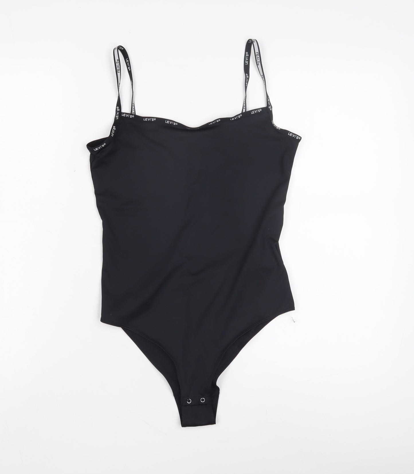 Levi's Women's Black Bodysuit, Size S, Scoop Neck