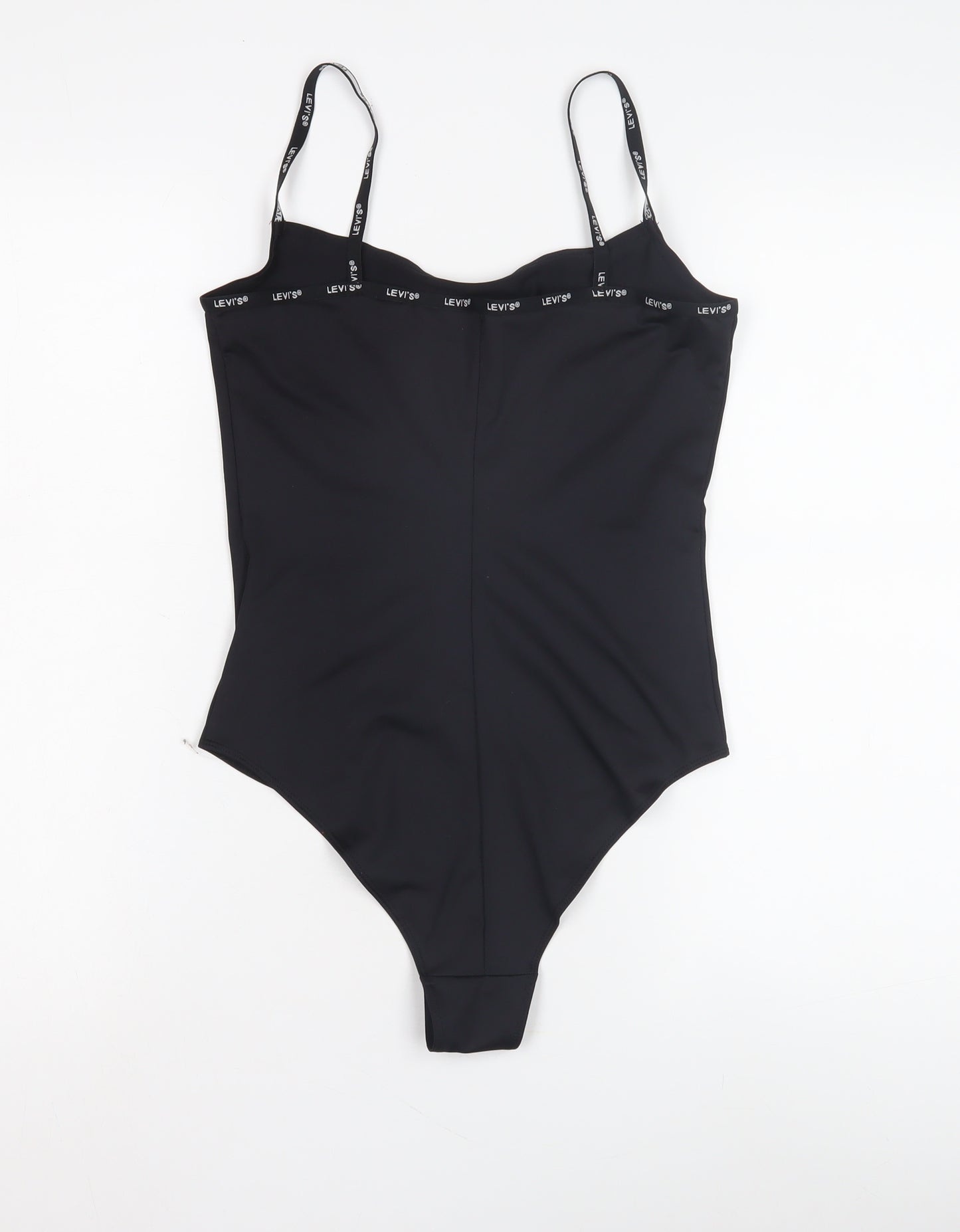 Levi's Women's Black Bodysuit, Size S, Scoop Neck