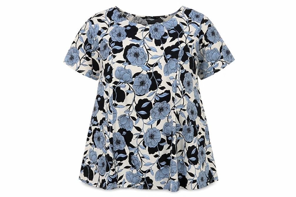 Front view of Bon Collection Women's Multicoloured Floral Top