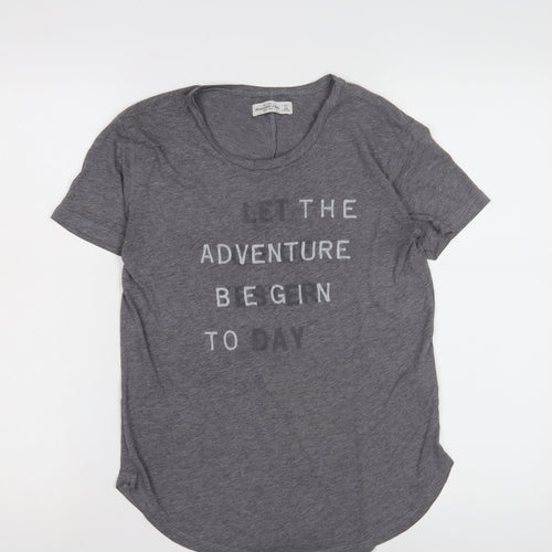 Abercrombie & Fitch Women's Grey XS T-Shirt