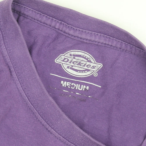 Dickies Men's Purple Graphic Print T-Shirt Medium