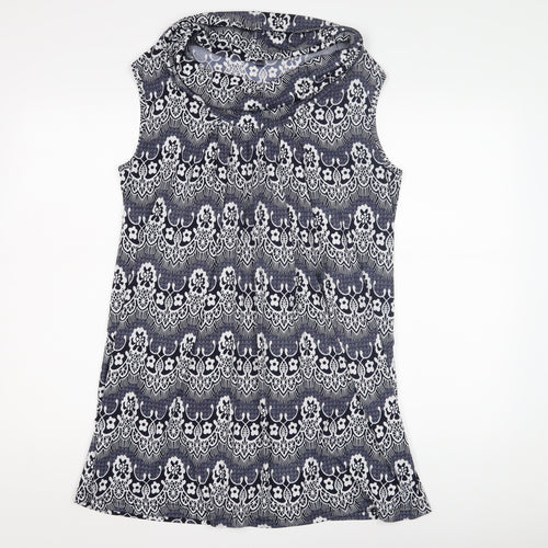 Samya Women's Multicoloured Floral Sleeveless Top