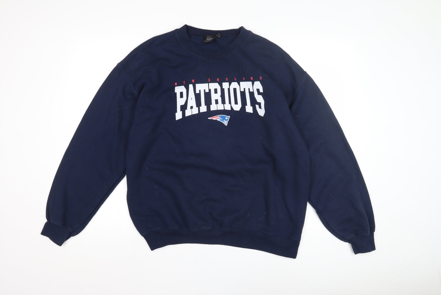 NFL Team Apparel Men's Blue Patriots Sweatshirt L