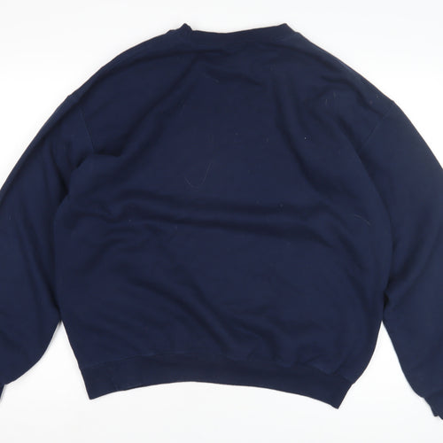 NFL Team Apparel Men's Blue Patriots Sweatshirt L