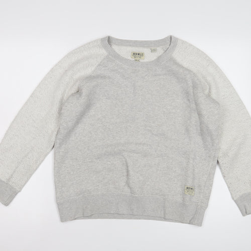 Jack Wills Women's Grey Pullover Sweatshirt Size 12