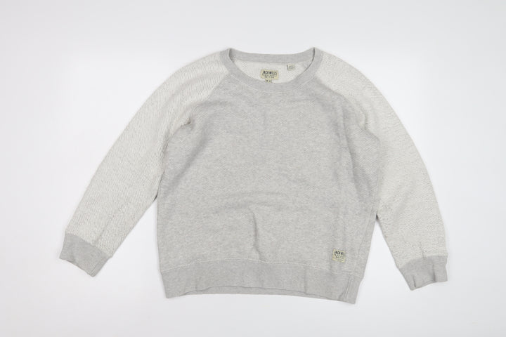 Jack Wills Women's Grey Pullover Sweatshirt Size 12