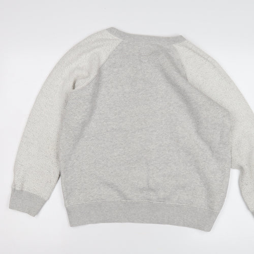 Jack Wills Women's Grey Pullover Sweatshirt Size 12